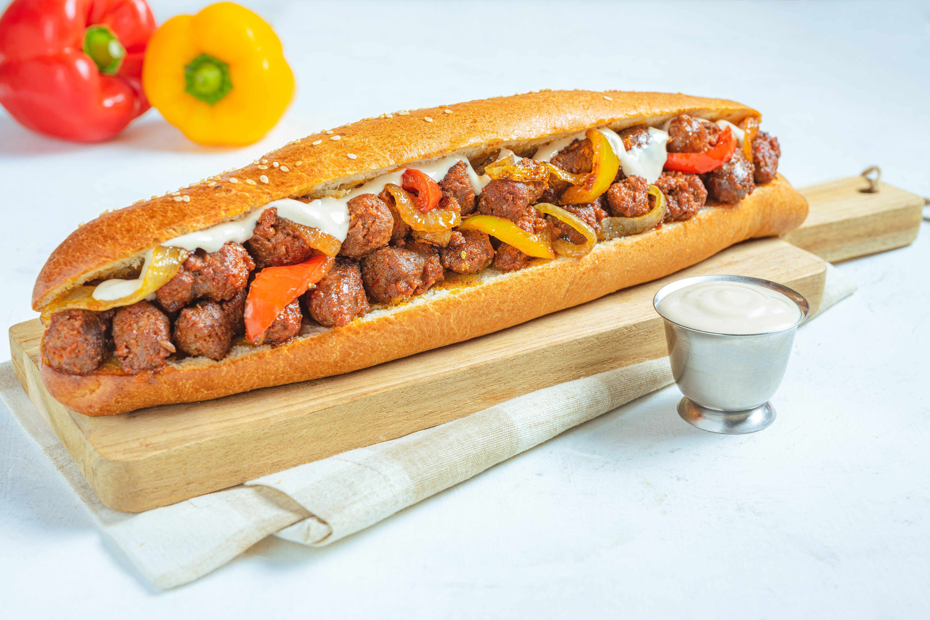 Meatball Sandwich Food Photography