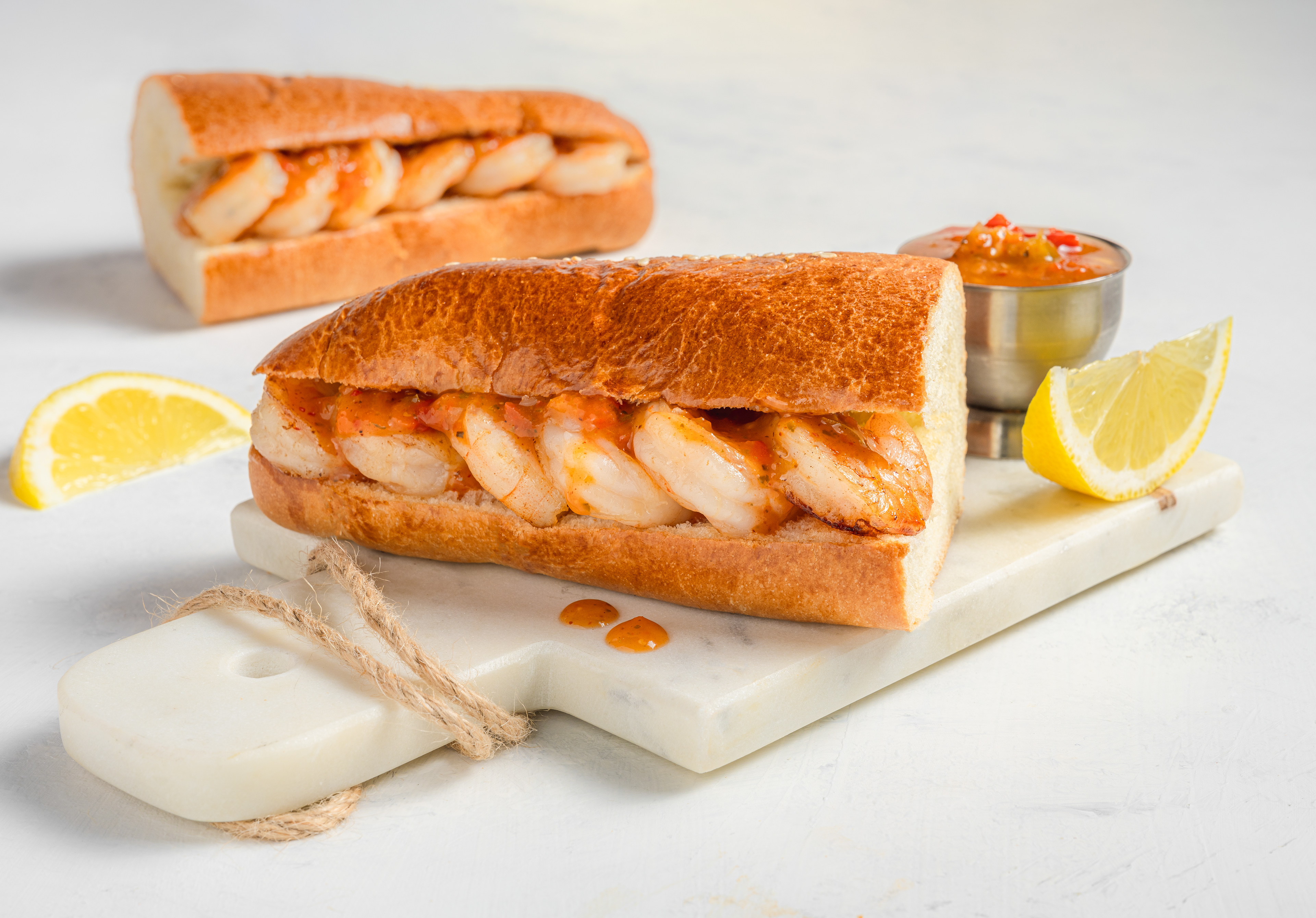 Shrimp Sandwich Food Photography