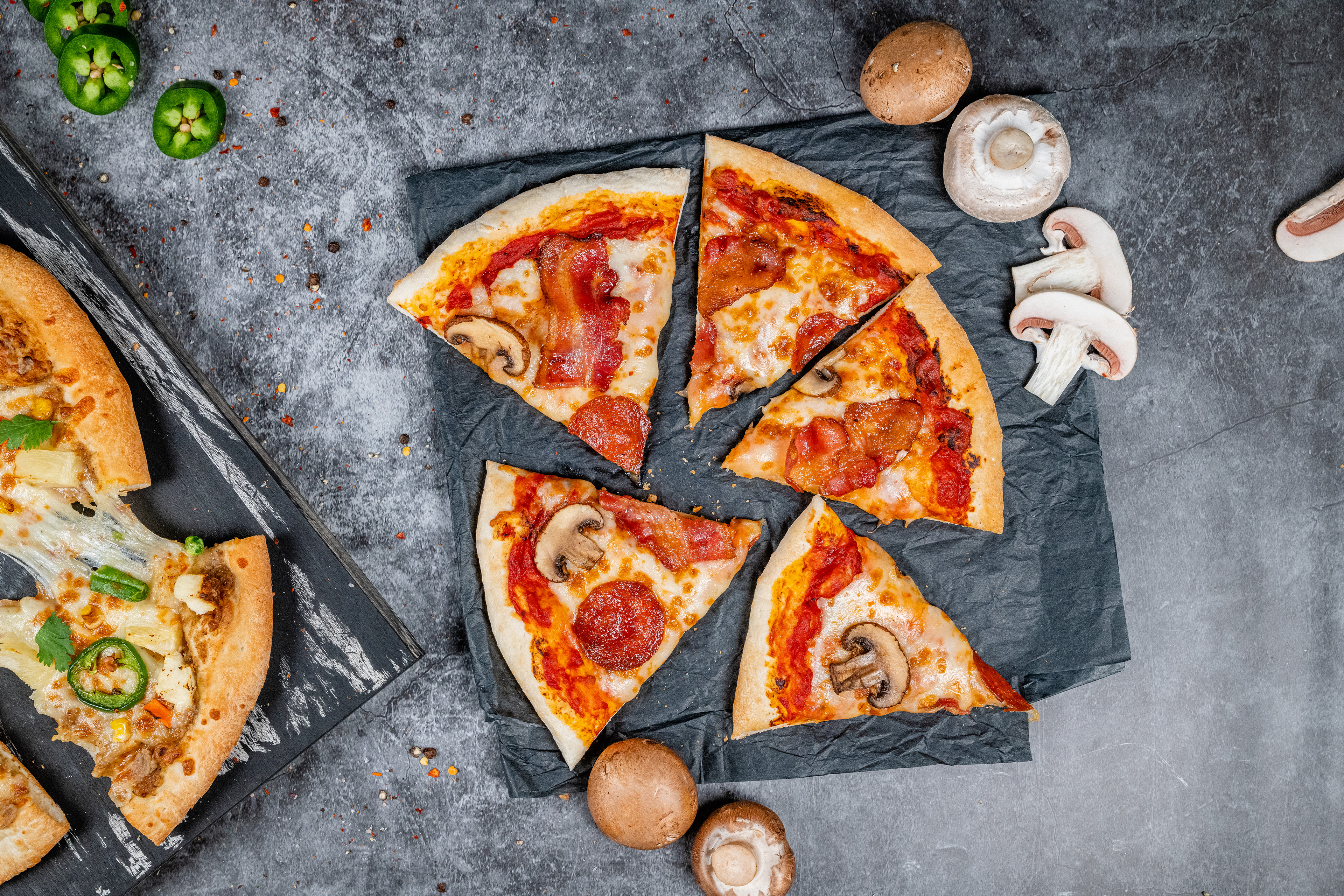 Canadian Pizza Food Photography
