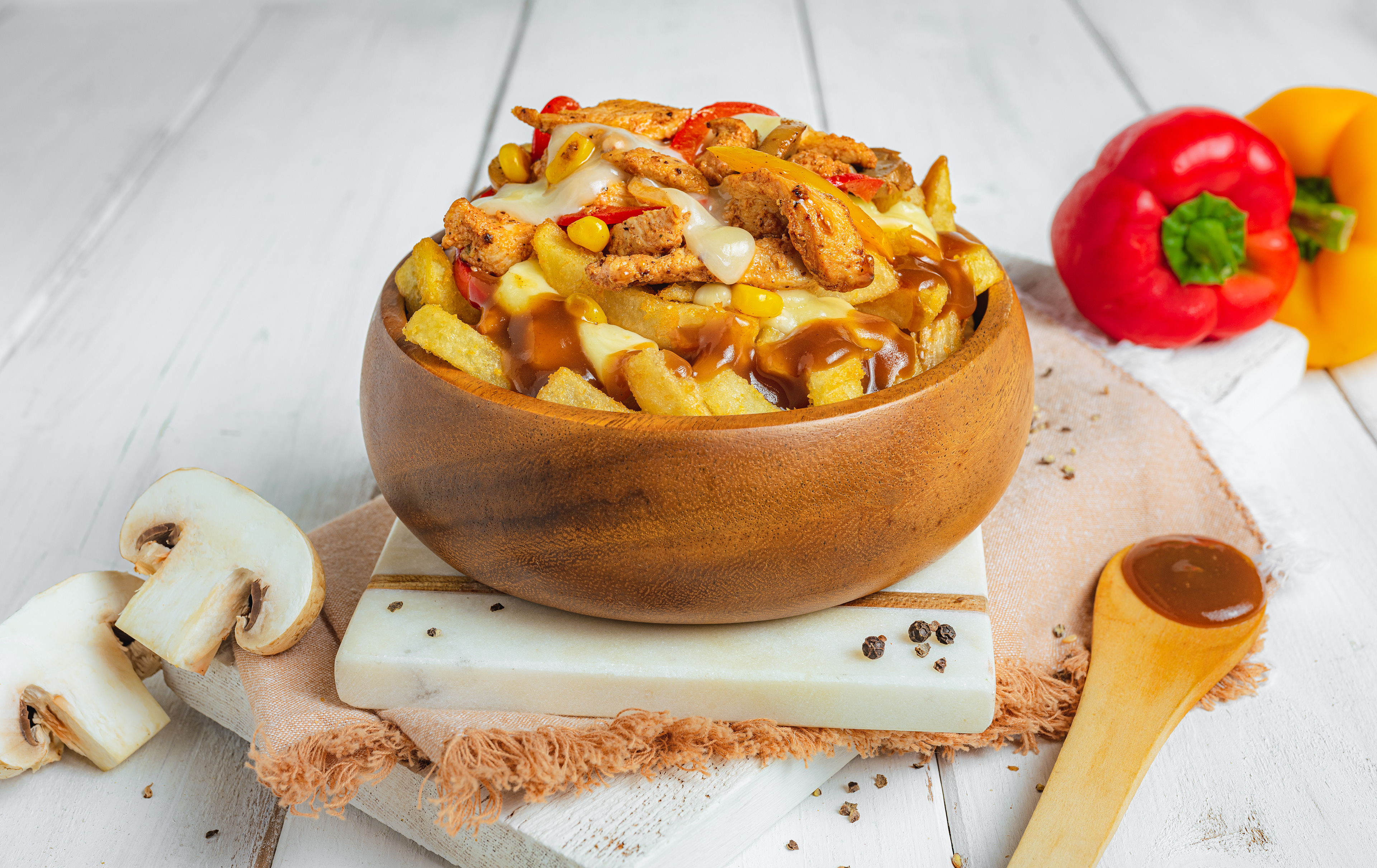 Poutine Food Photography