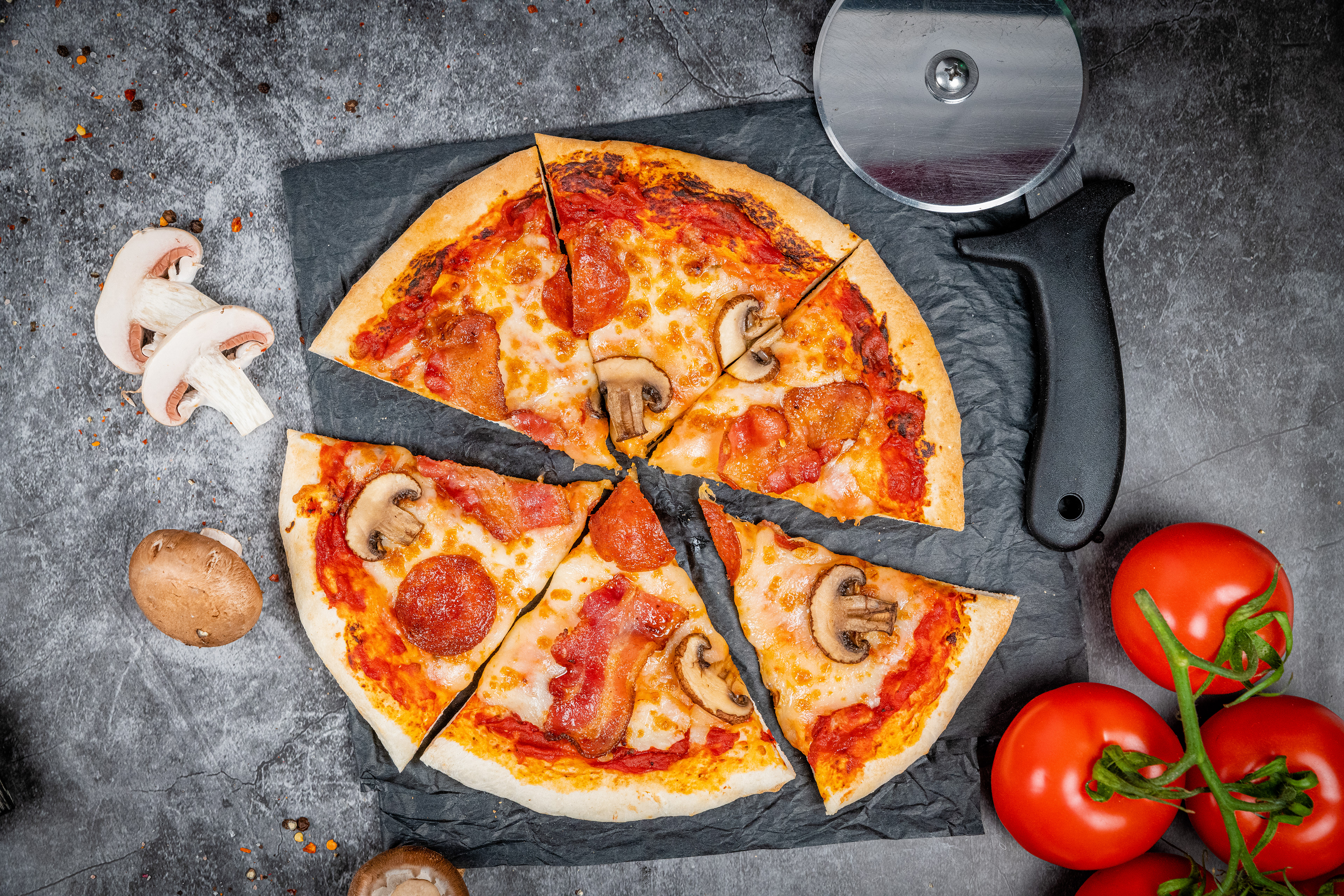 Canadian Pizza Food Photography