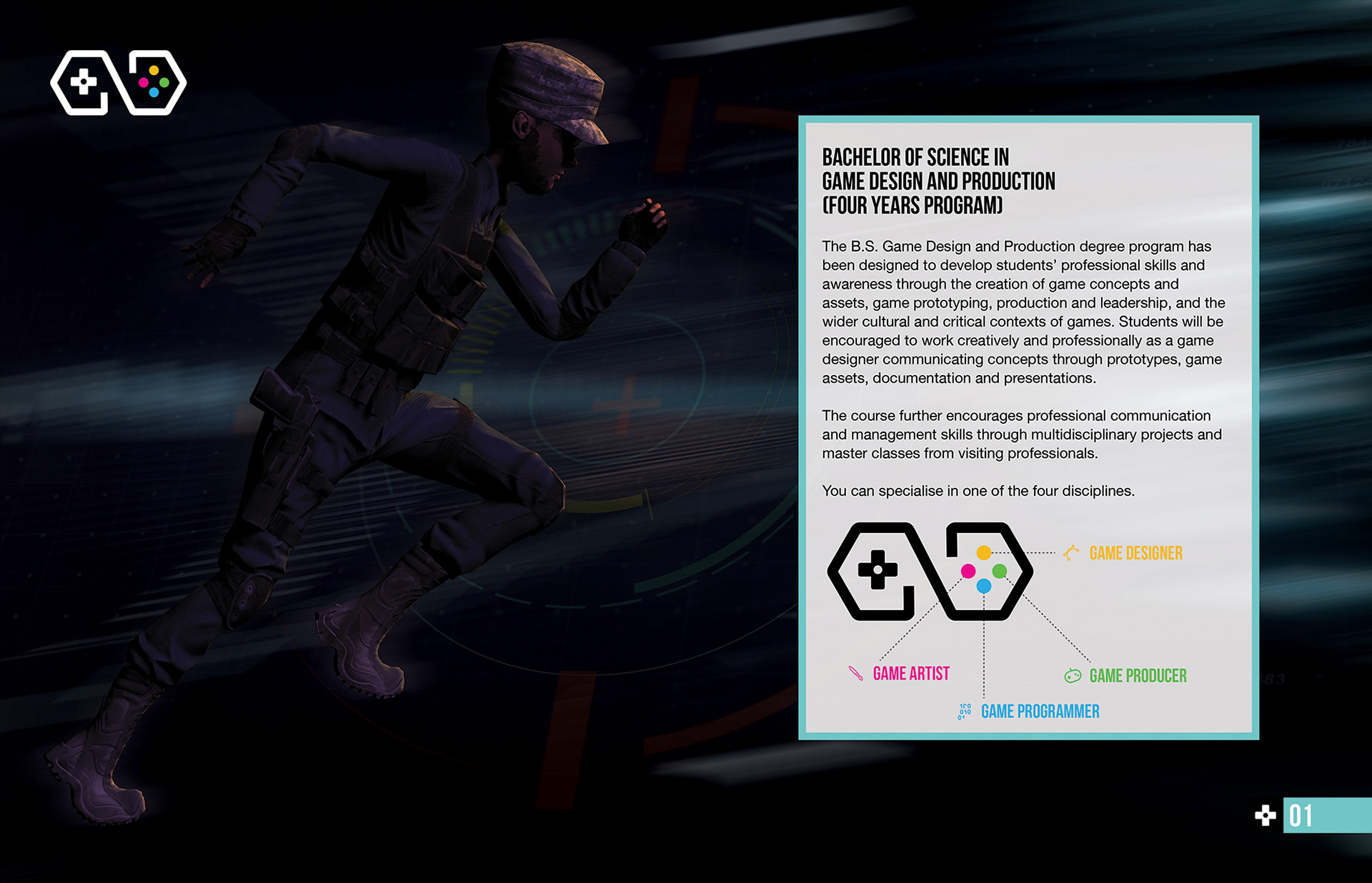 Game Design | Brochure for Riphah International University