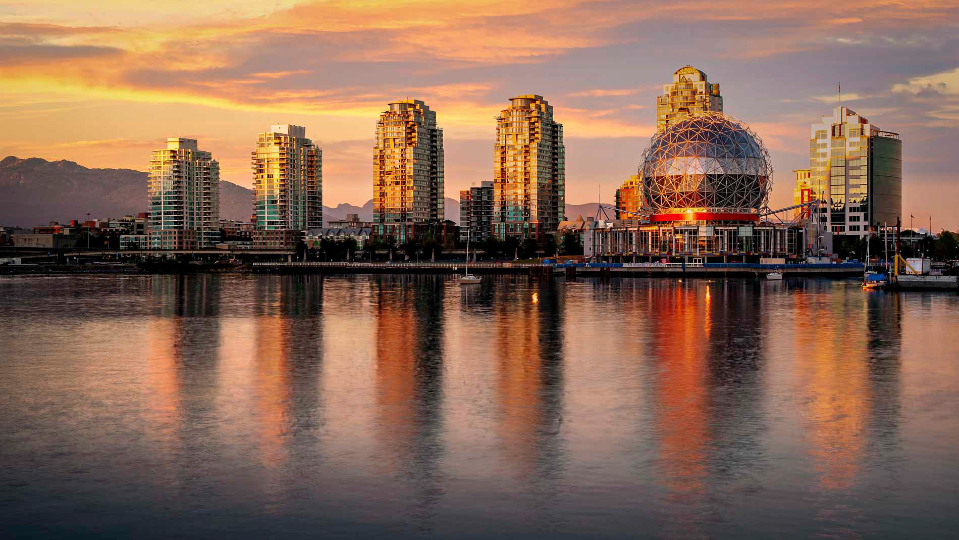 Vancouver Skyline Sunset