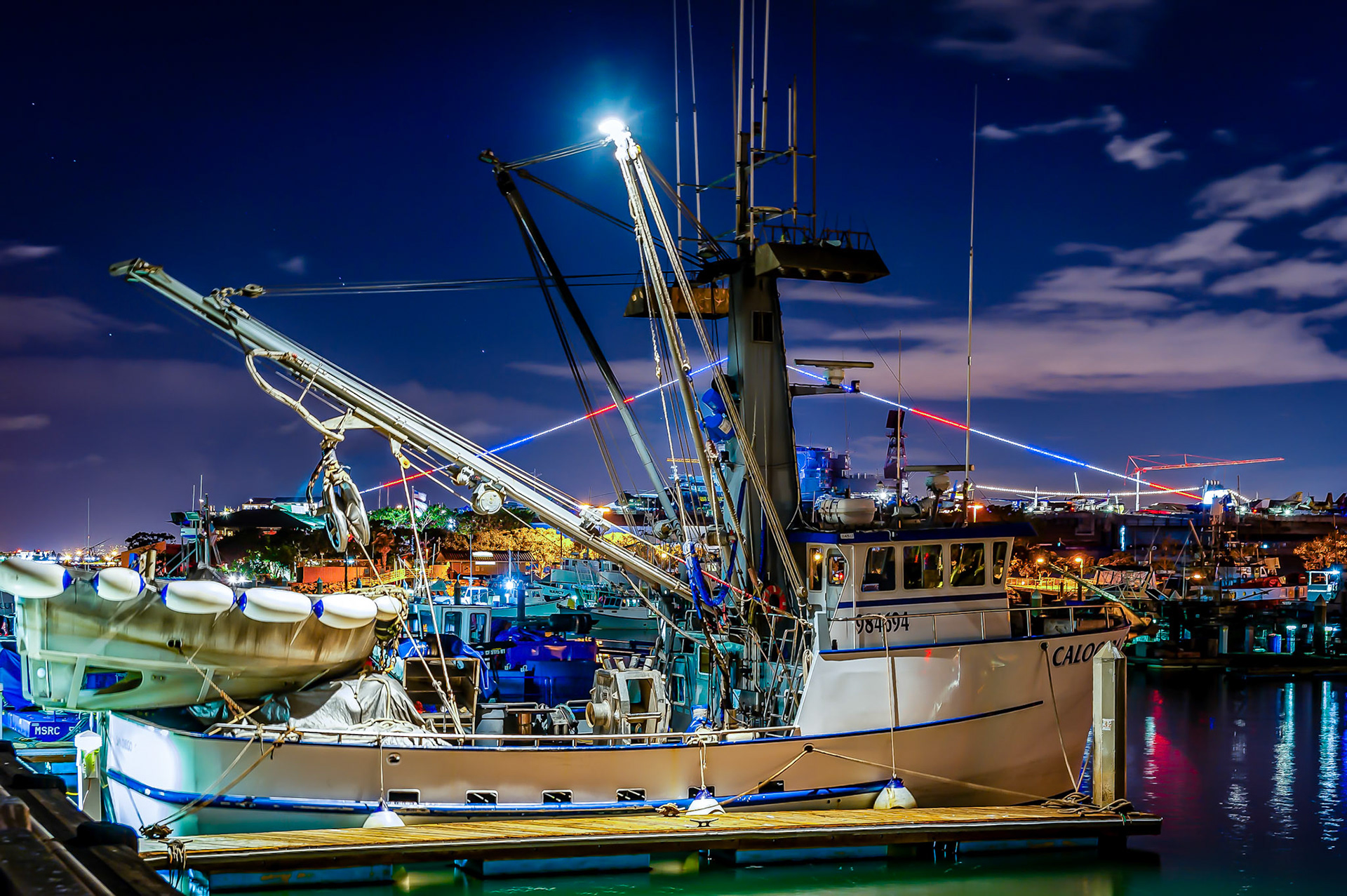 Fishingboat San Diego Tuna Harbor
