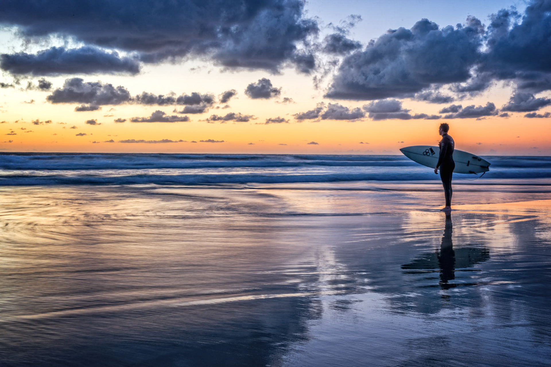 Surfer Pacific Beach