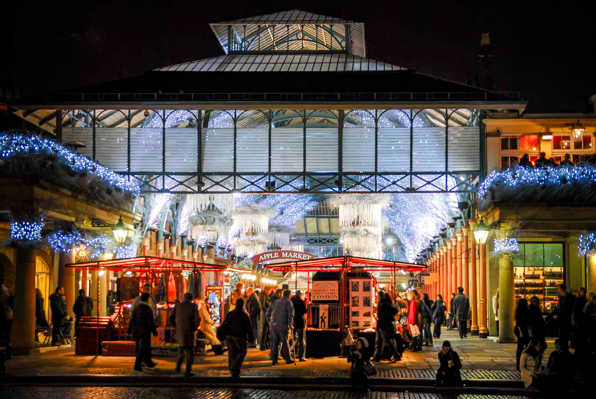 London Covent Garden Apple Market
