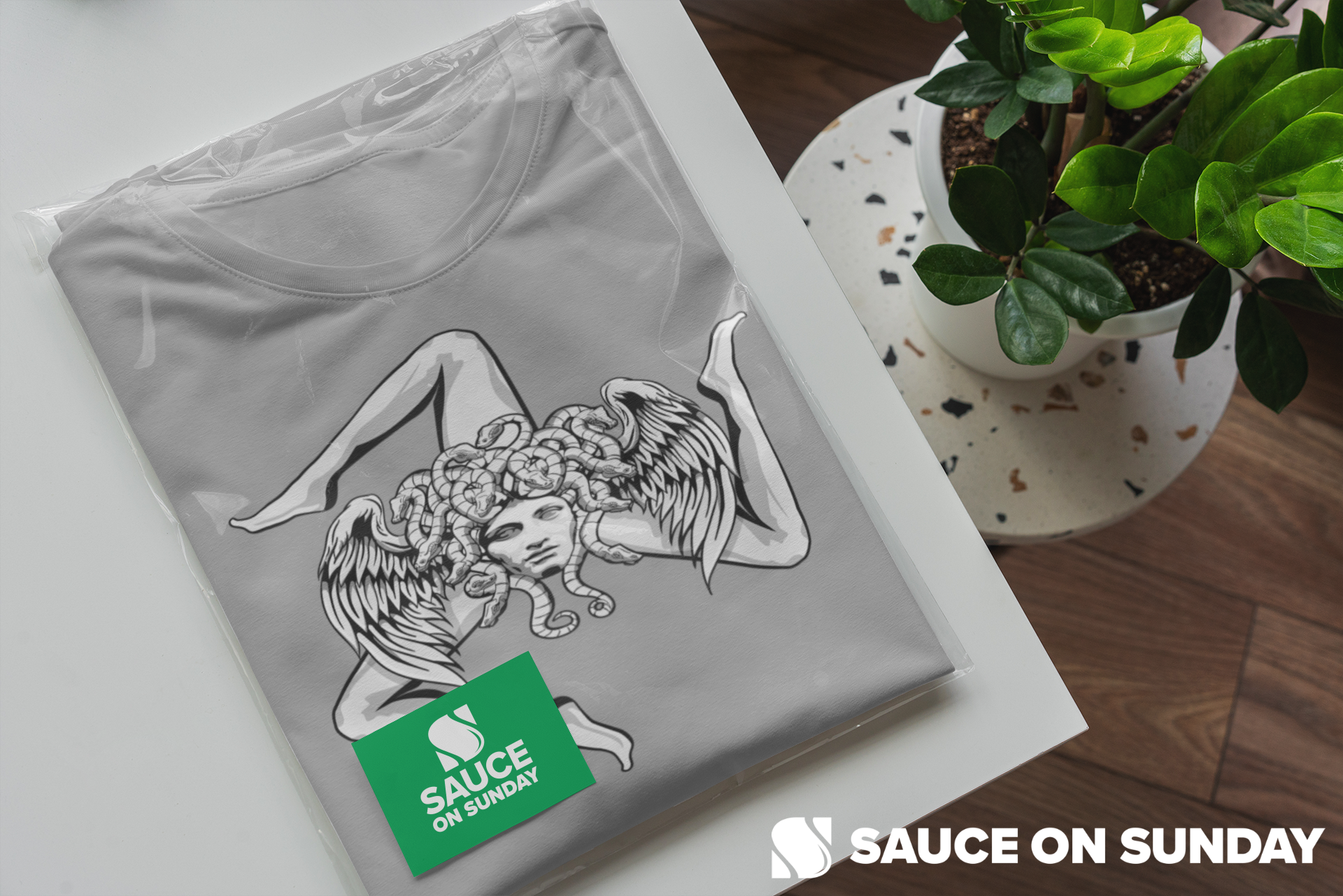 Shaded Trinacria T-Shirt Package