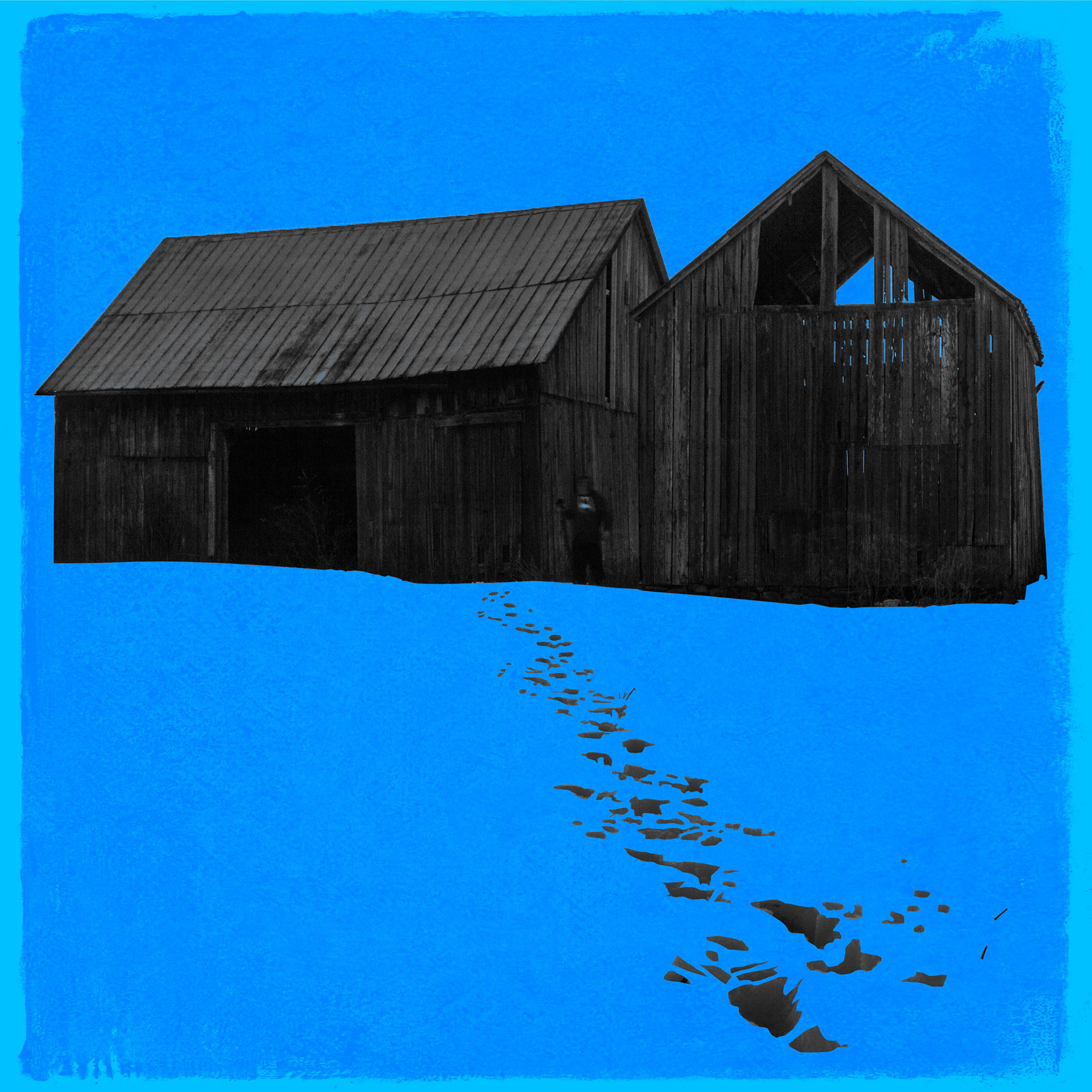 35mm photos of Vermont with digital collage/texture - Personal project - Detail 3