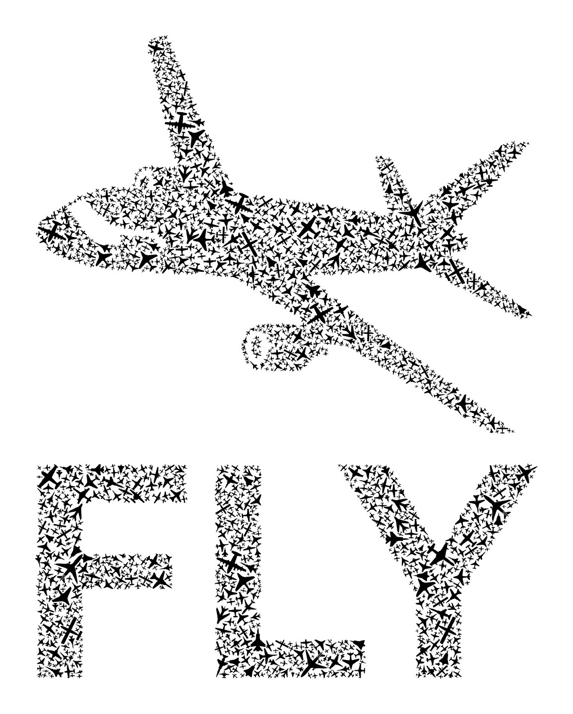 Christopher Lisle 'Fly Happy' logo