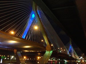 Zakim Bridge at Night