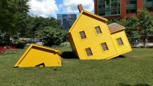 Off-kilter on the Greenway