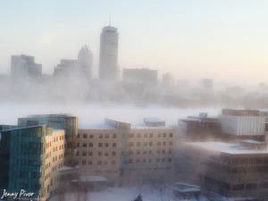Snowstorm Over Boston 