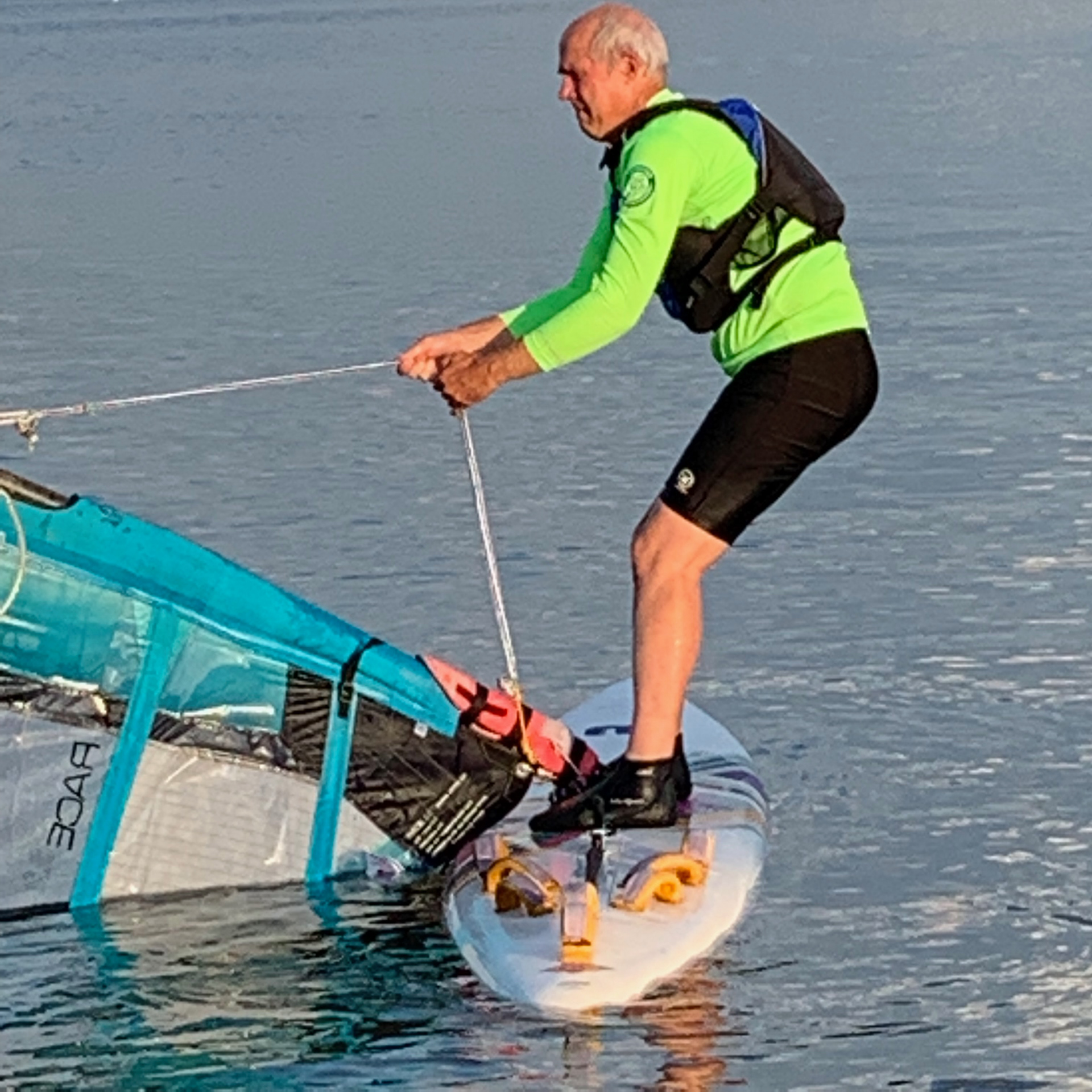 Windsurfer on the North Shore