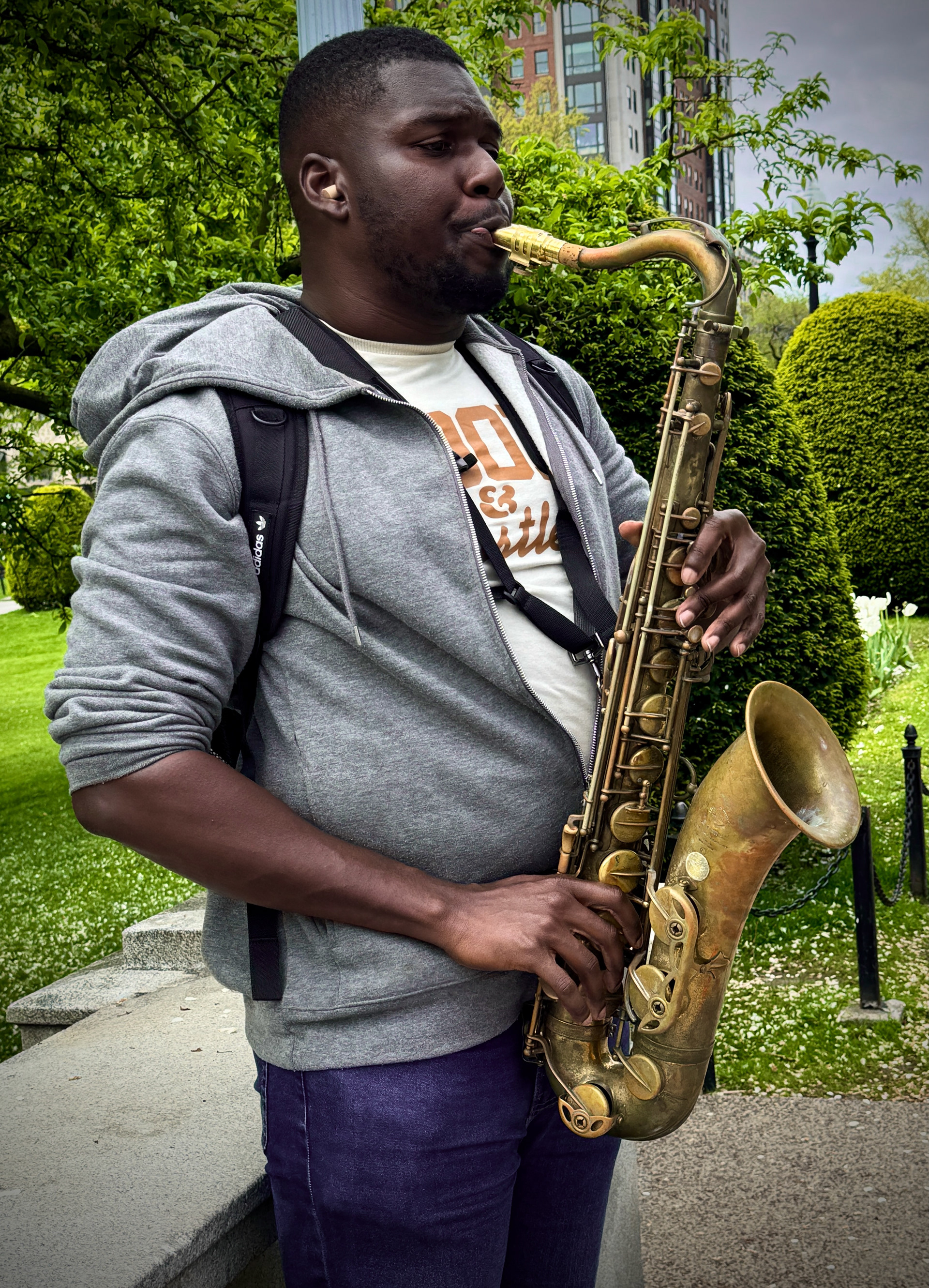 Busking at the Public Garden