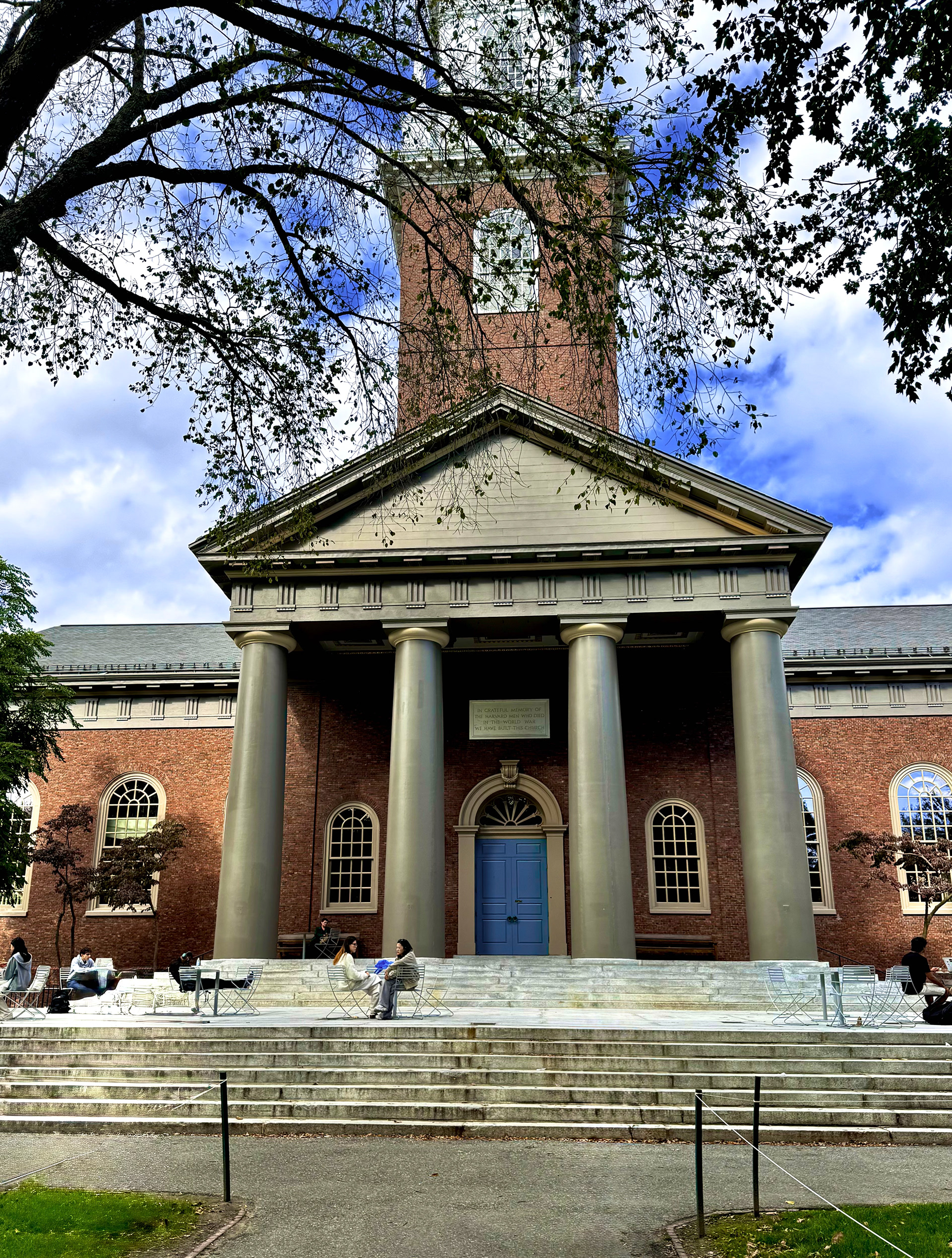 Blue Door at Harvard Yard