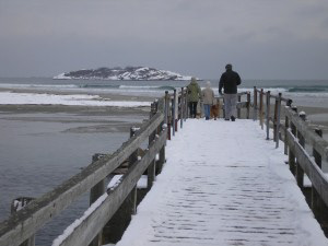 Good Harbor Beach in January