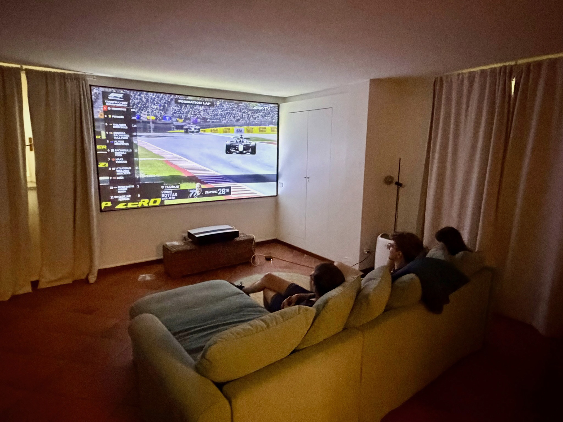 Barcelona GP on the big screen