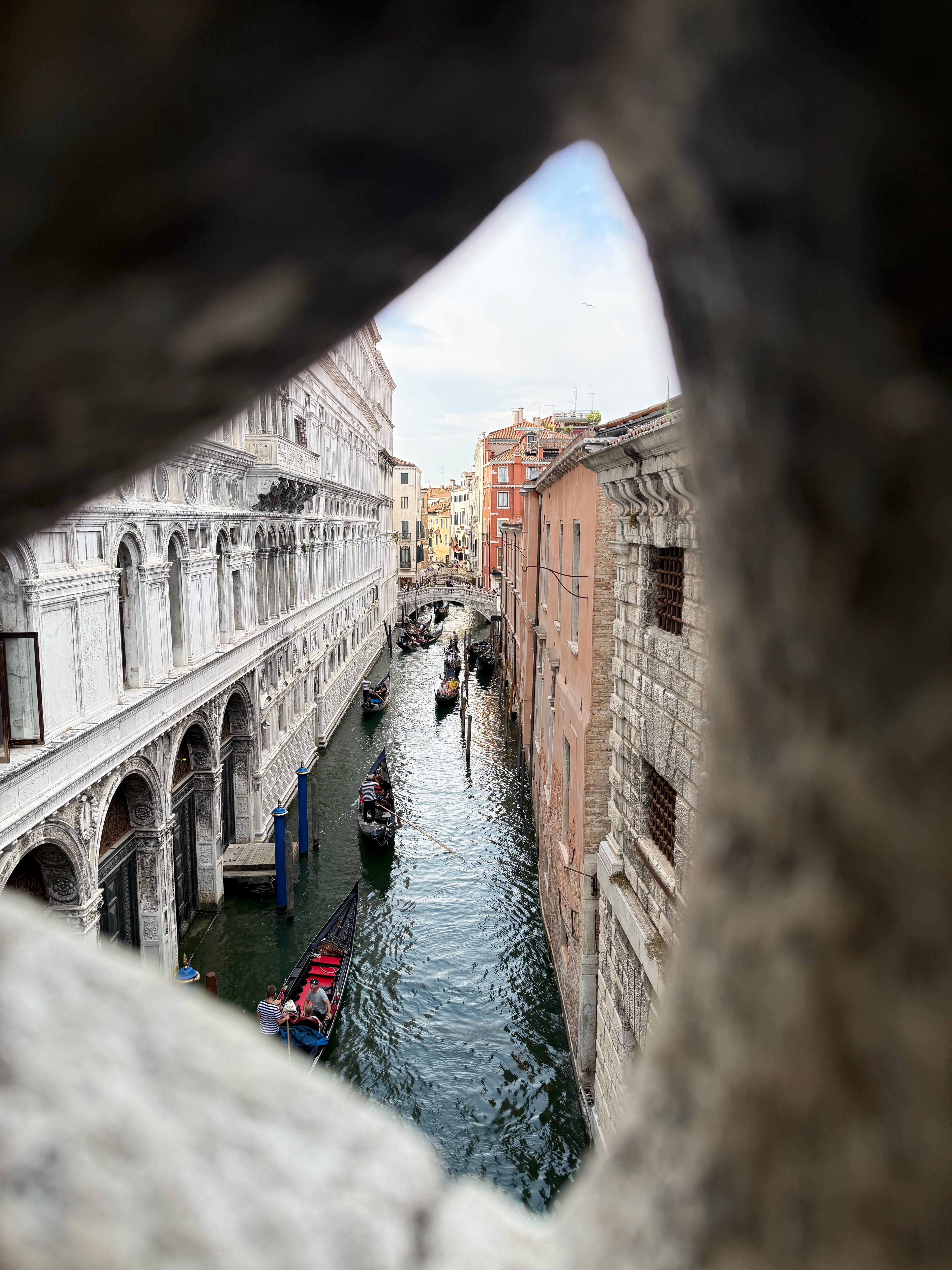 View from the Bridge of Sighs (on the way to the prison)