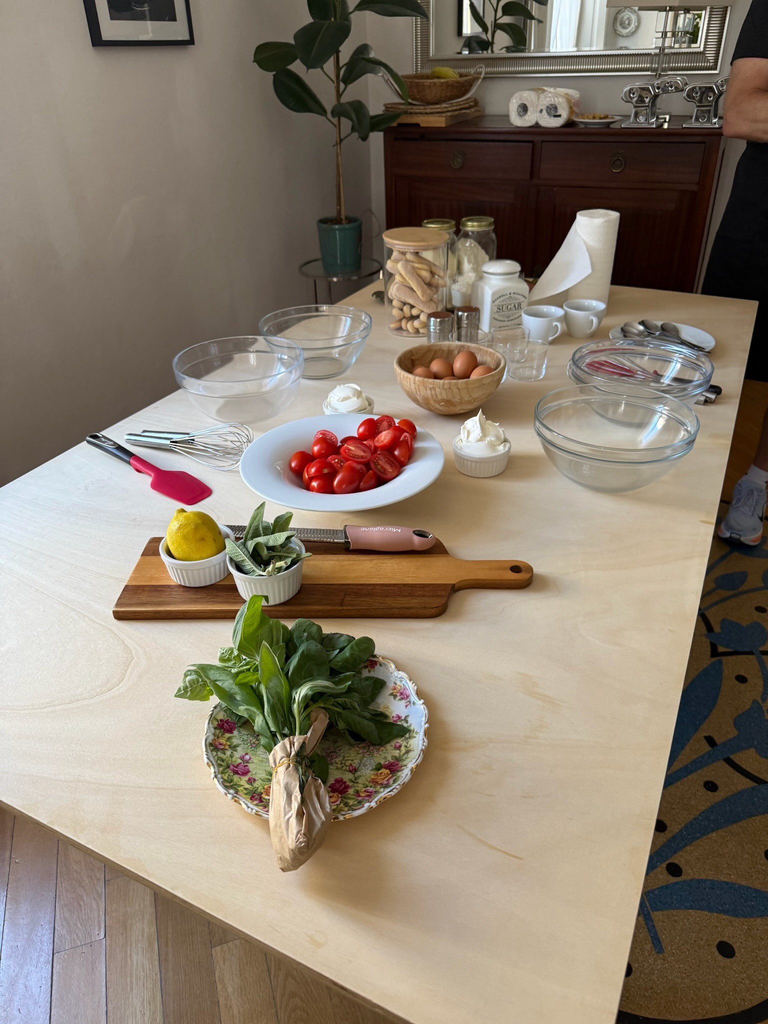 Fresh local ingredients