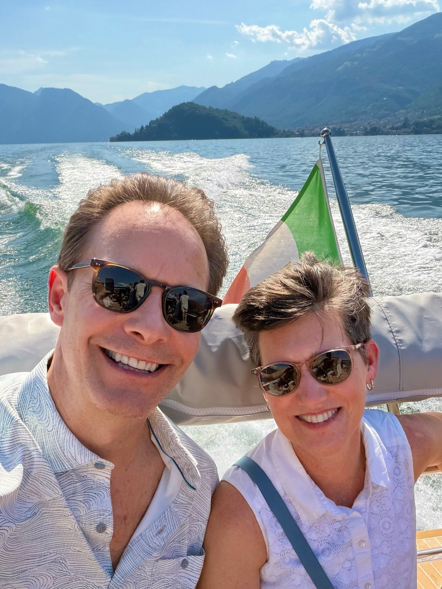 Headed to Villa Balbianello