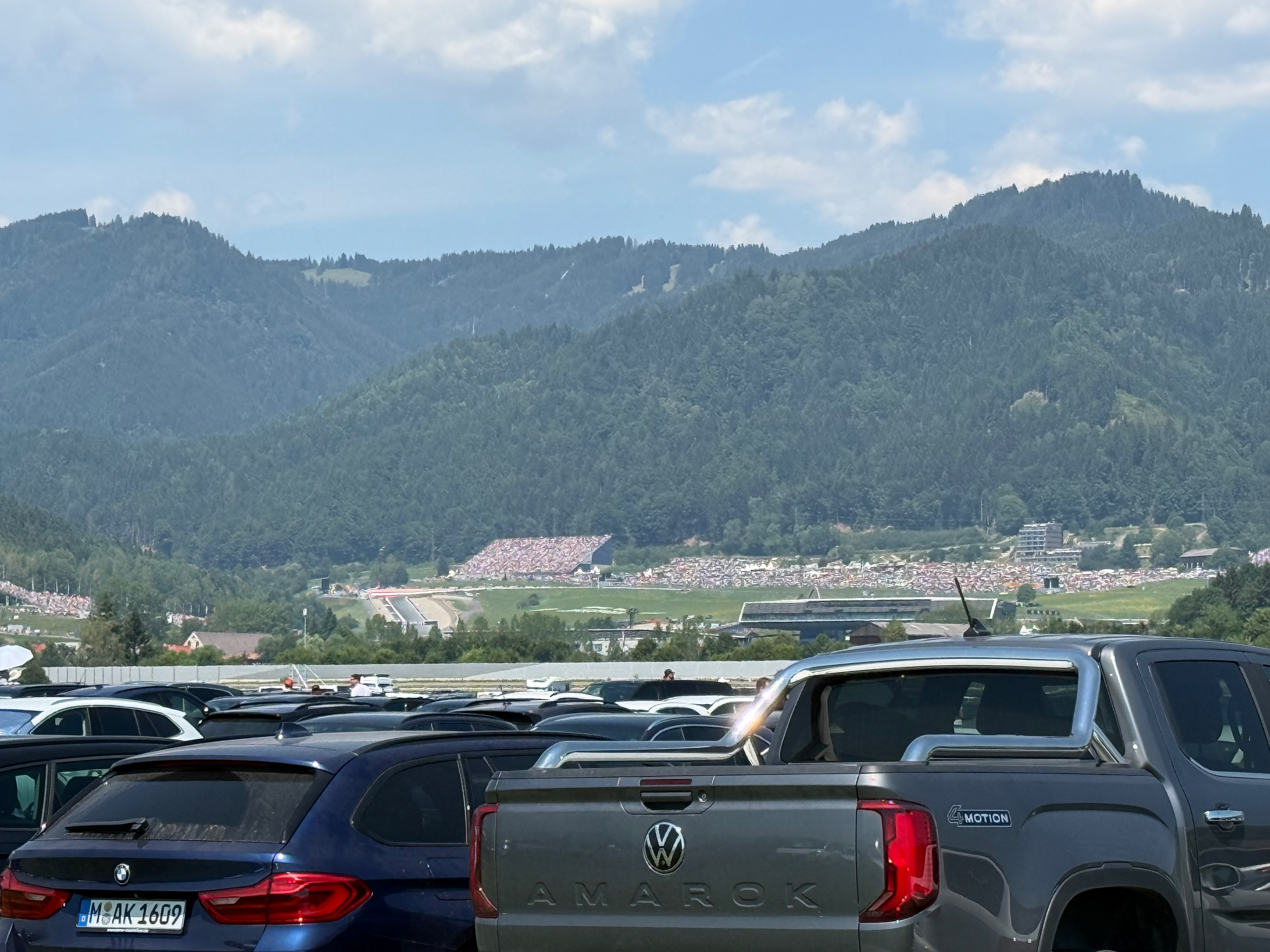 P11 Parking Lot - 2 miles from our T3 Grandstand that you can see in the distance