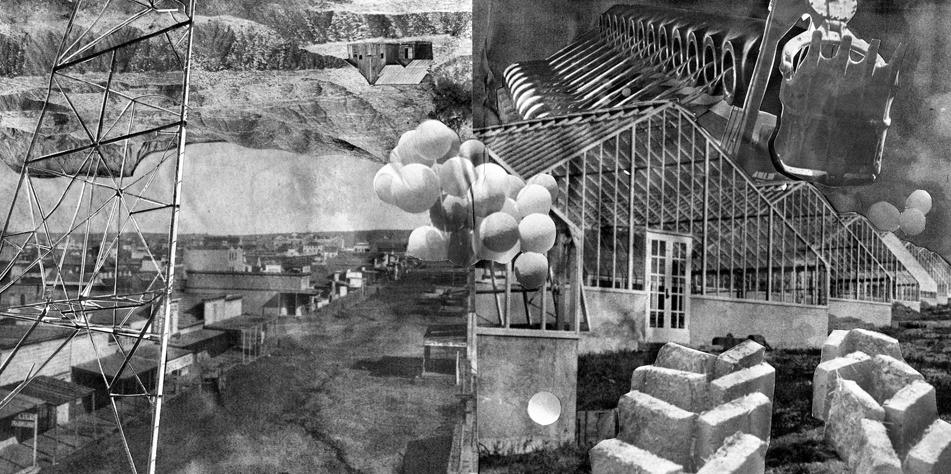 Collage on paper, 2018