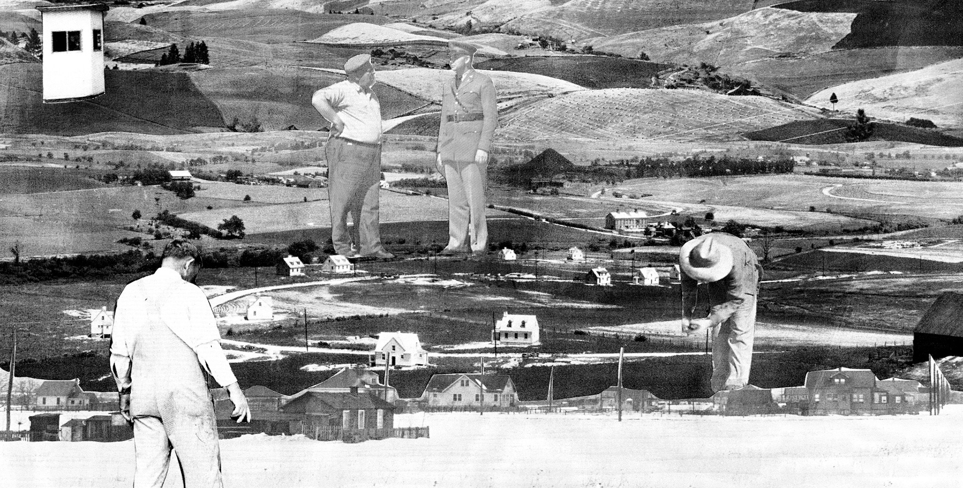 Collage on paper, 2018