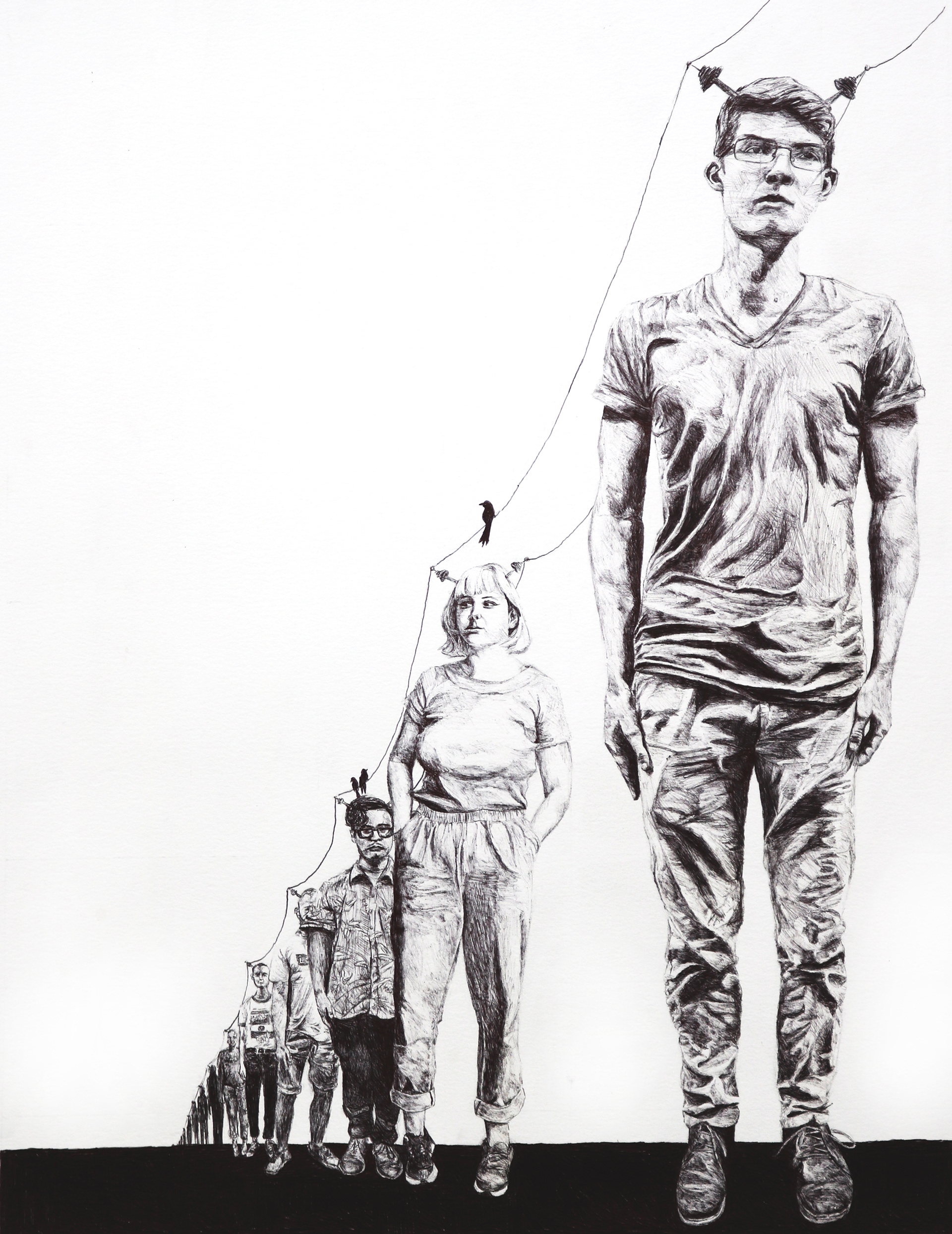 Drawing on paper, 2016