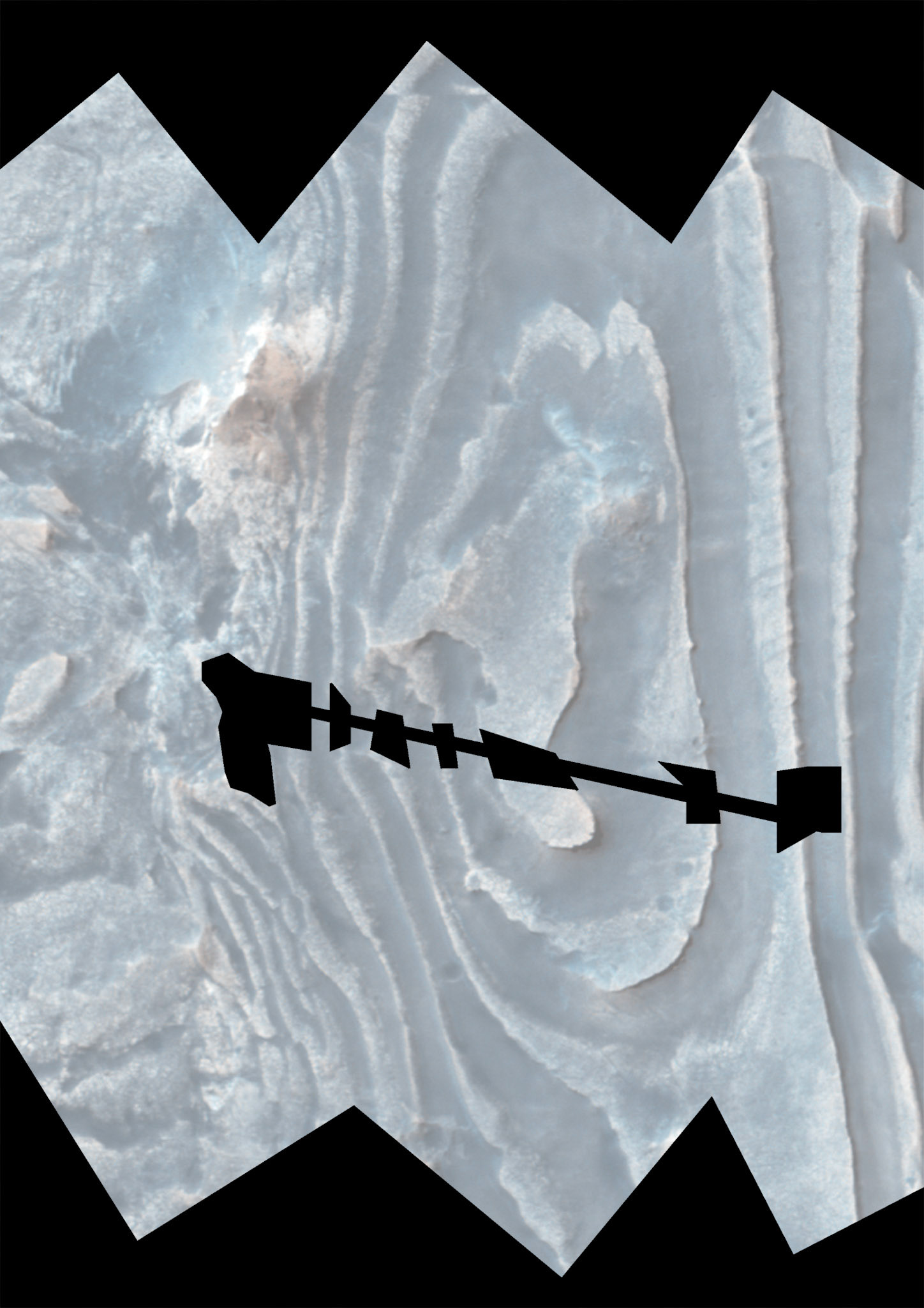 Vector drawing over image, 2018