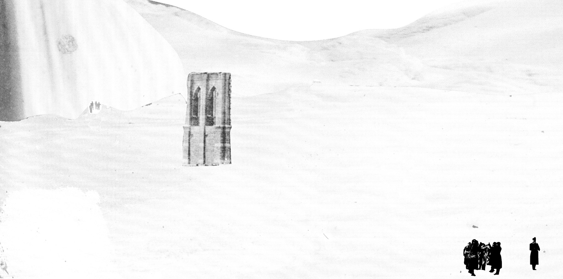 Collage on paper, 2018