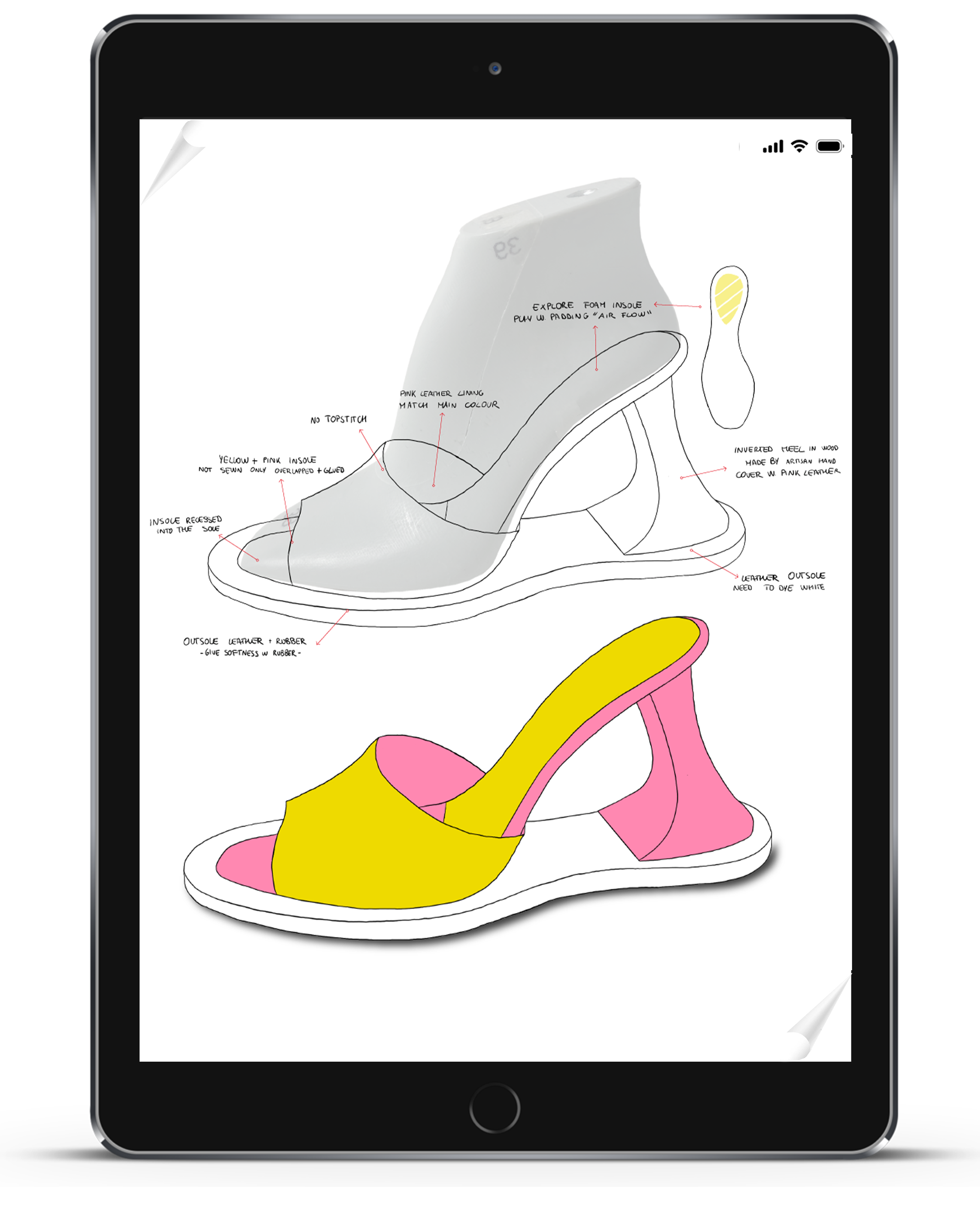 Inverted Sandals