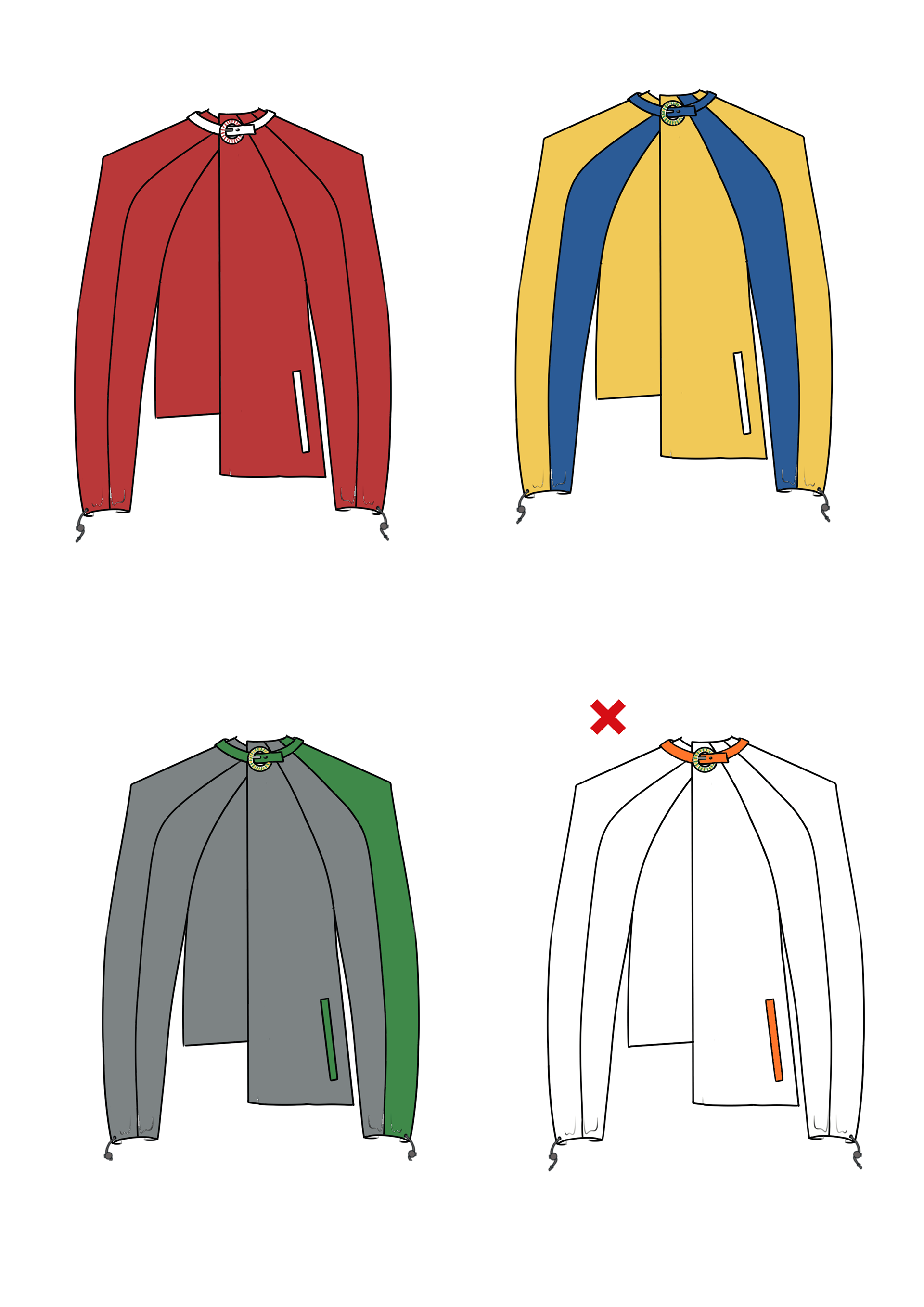 Jacket w. cable buckle