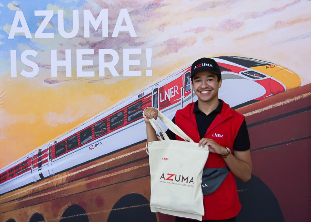 First Azuma train in Doncaster event