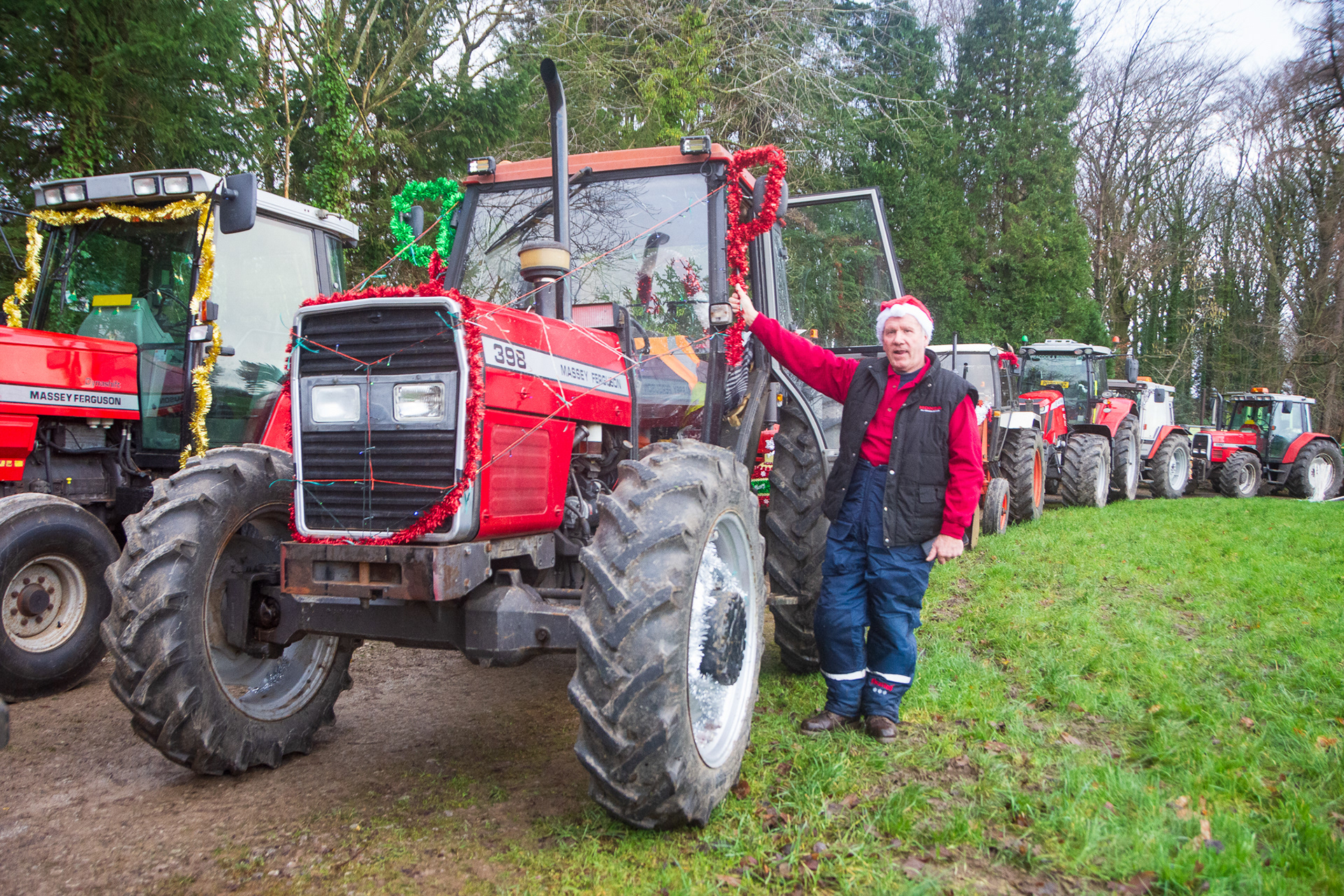 Cannon Hall Christmas Tractor run