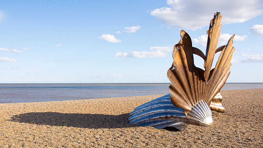 The Scallop at Aldeburgh, Suffolk