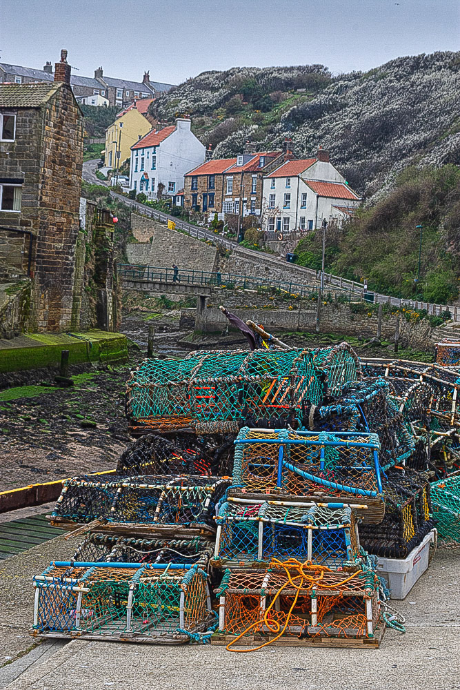 Lobster pots at Staithes