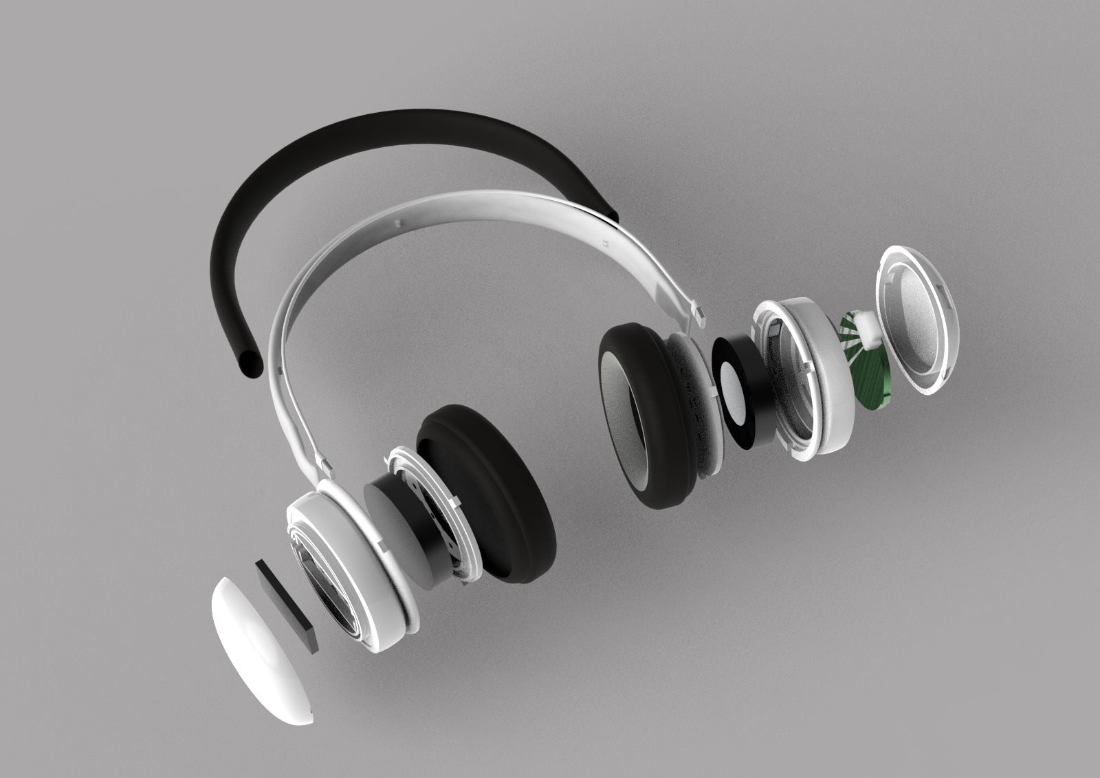 Headphones Exploded View