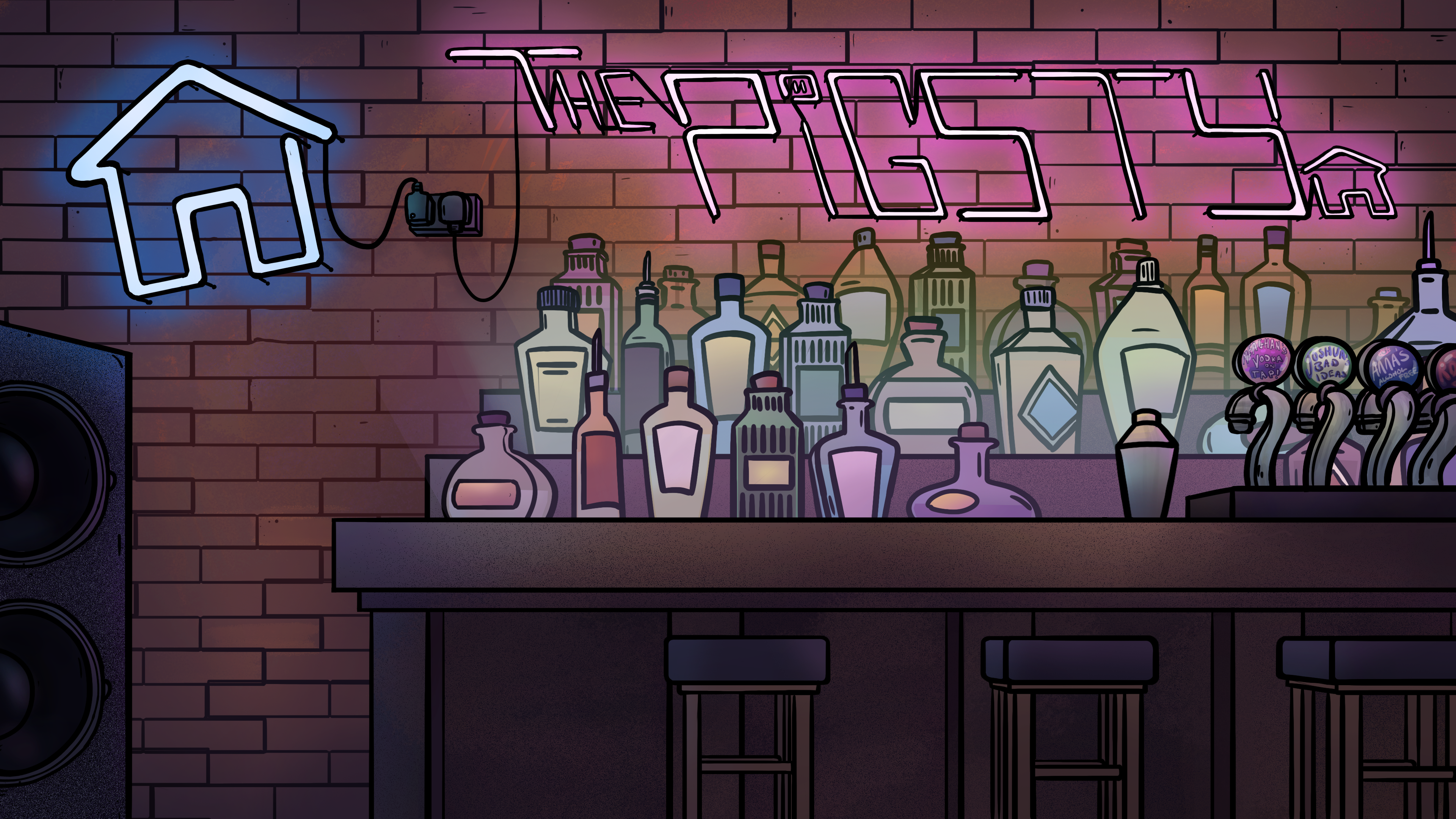 "The Pigsty Bar" by Joshua Brown