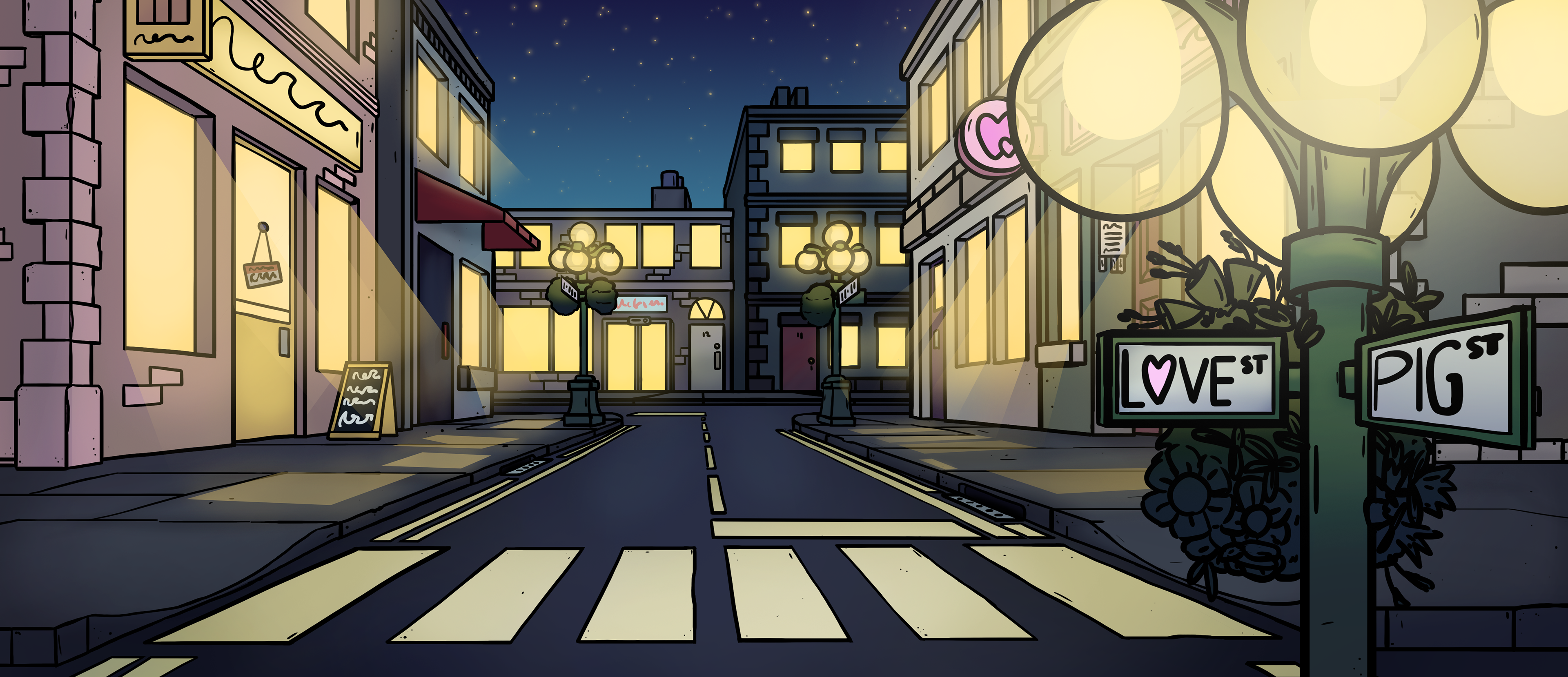 "Intersection of Pig and Love streets" by Joshua Brown