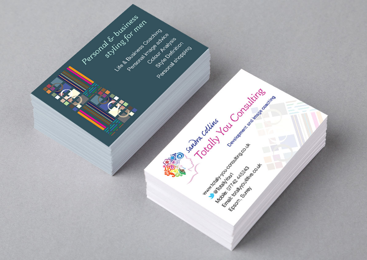 Business cards - Totally You Consulting for men