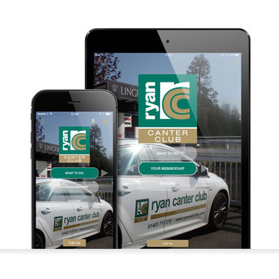 Ryan Canter Club App on iPhone and iPad