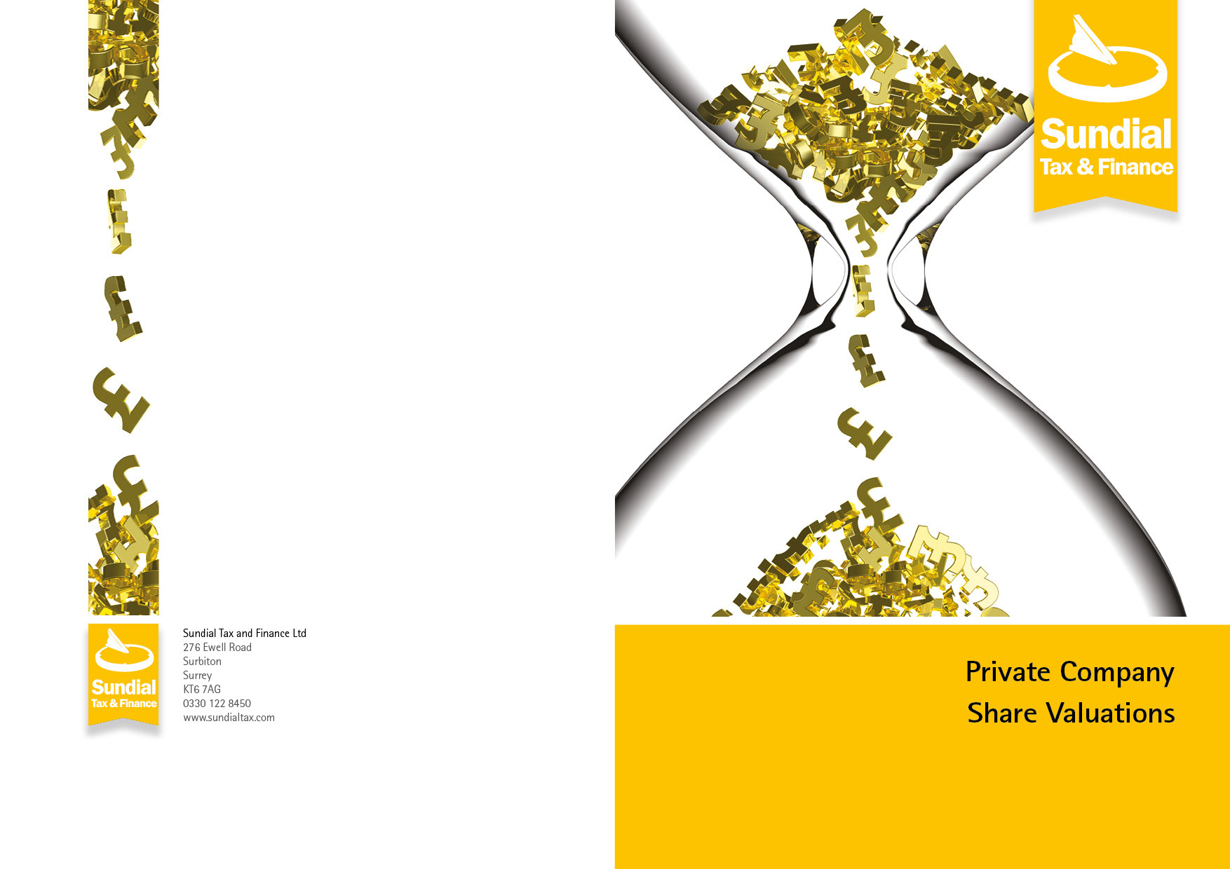 Sundial Tax & Finance, front and back cover