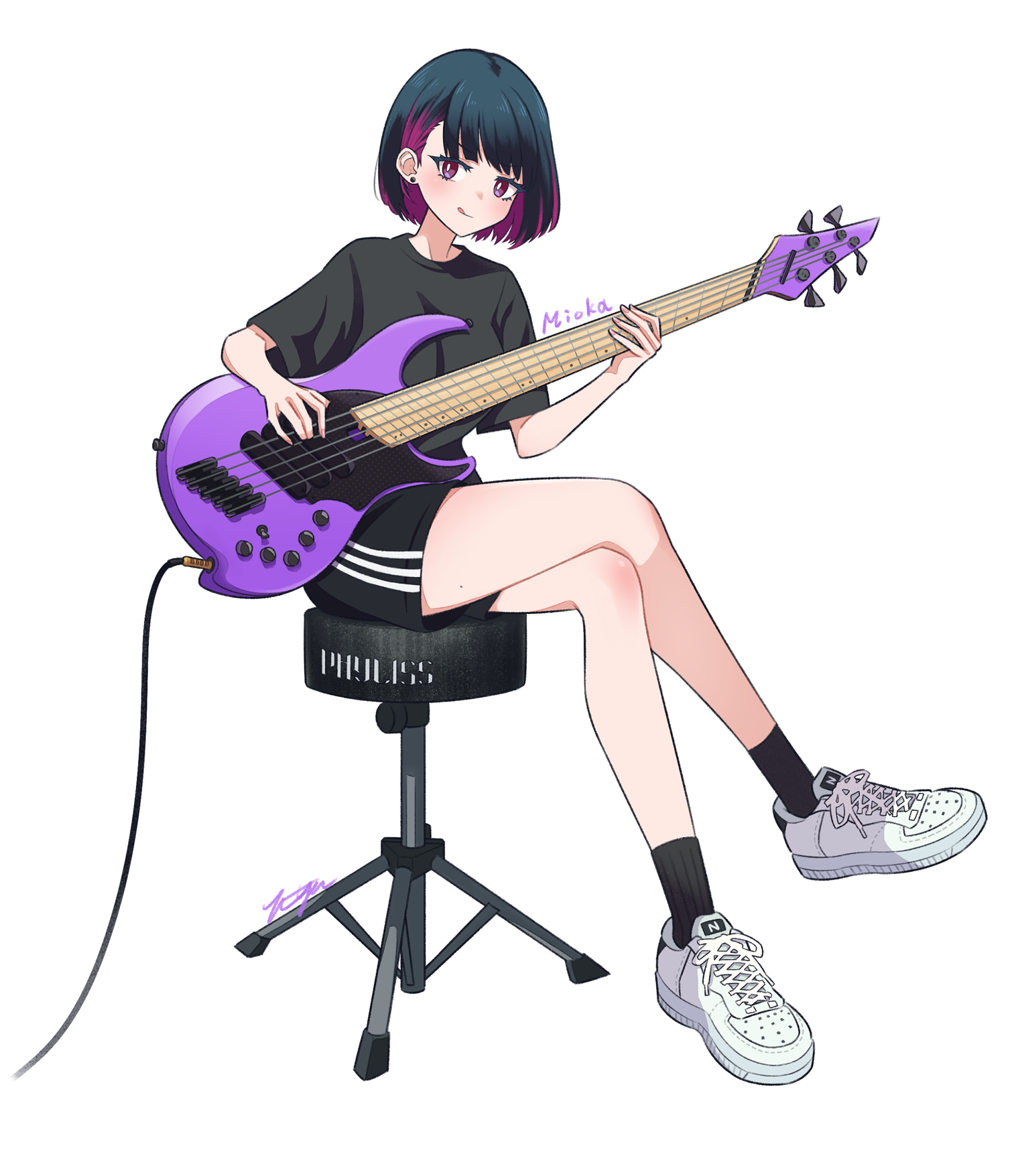 かわいいベーシスト。