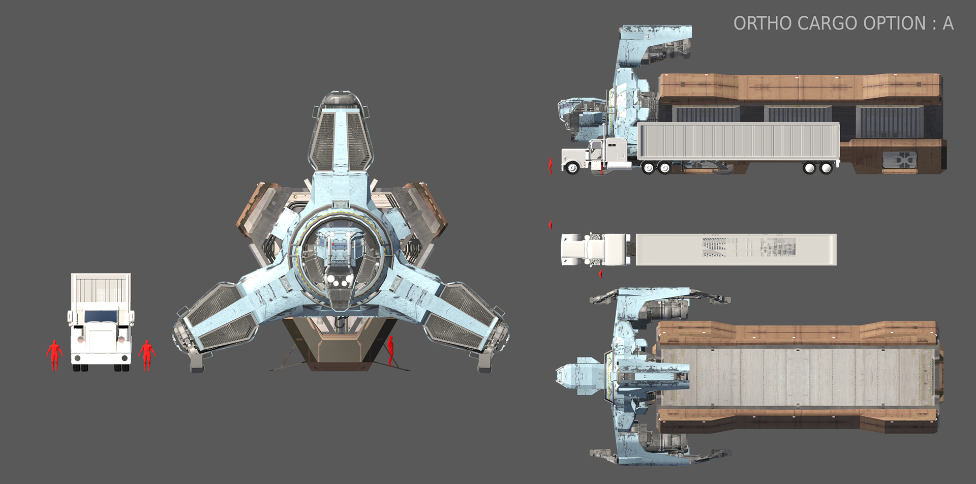 Cowboy Beebop: Freighter Concept