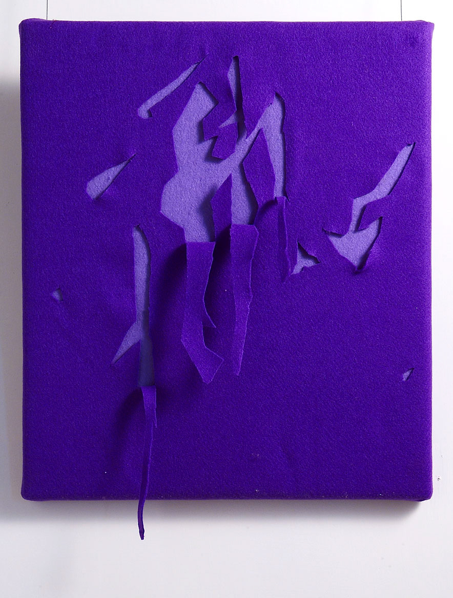 Non-woven fabri collage, 2007