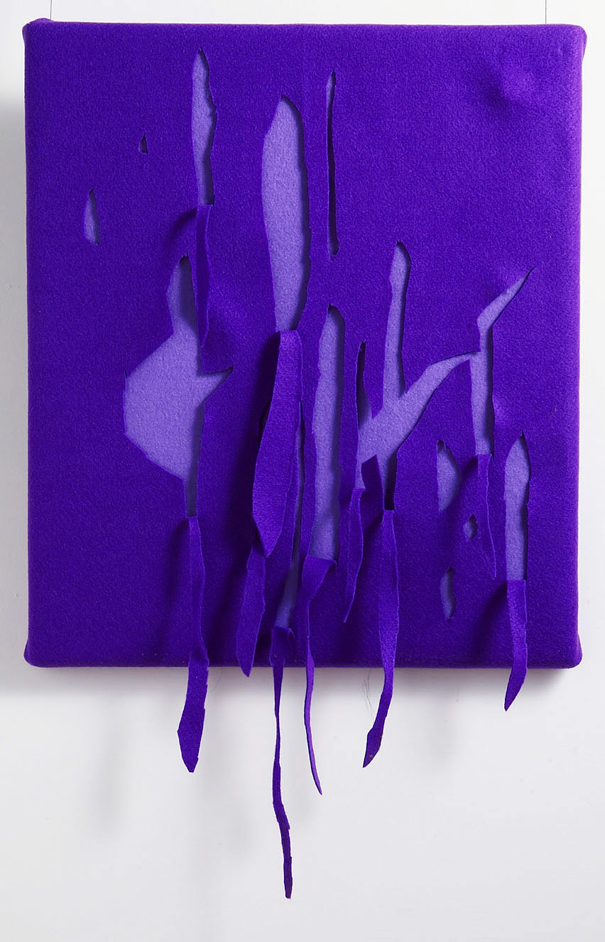 Non-woven fabri collage, 2007