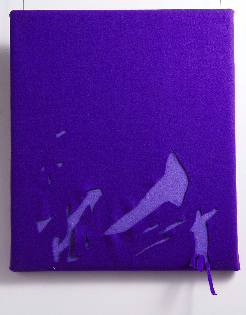 Non-woven fabri collage, 2007