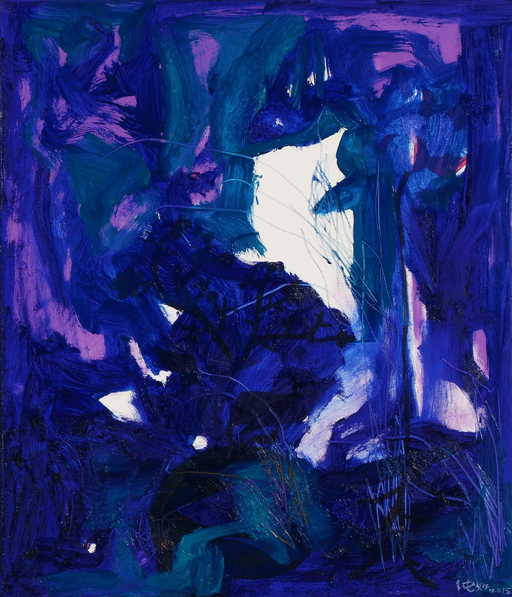 Cultivating Inner Light, 2015, oil on canvas