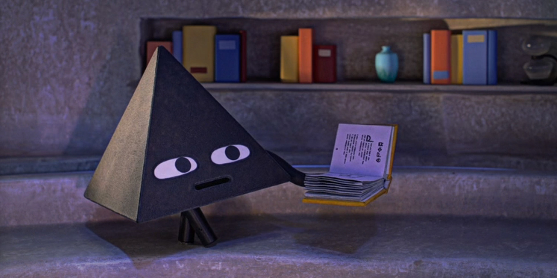 Triangle with Chapter Book