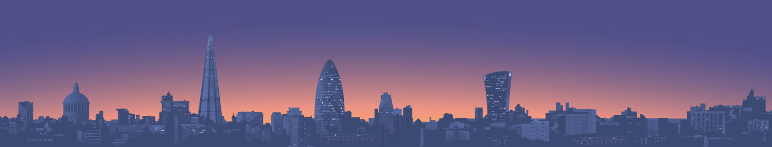 london City Skyline - mockup